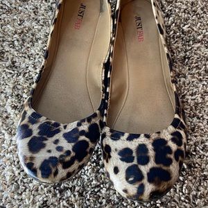 cheetah print flats
